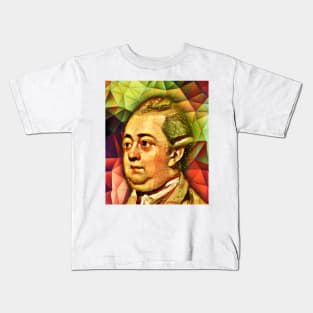 Edward Gibbon Snow Portrait | Edward Gibbon Artwork 15 Kids T-Shirt